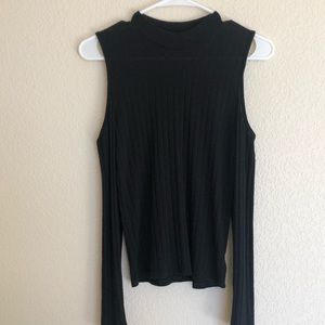 NWOT Cold Shoulder Fitted Sweater